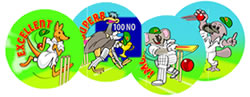 Cricket Stickers - Australiana